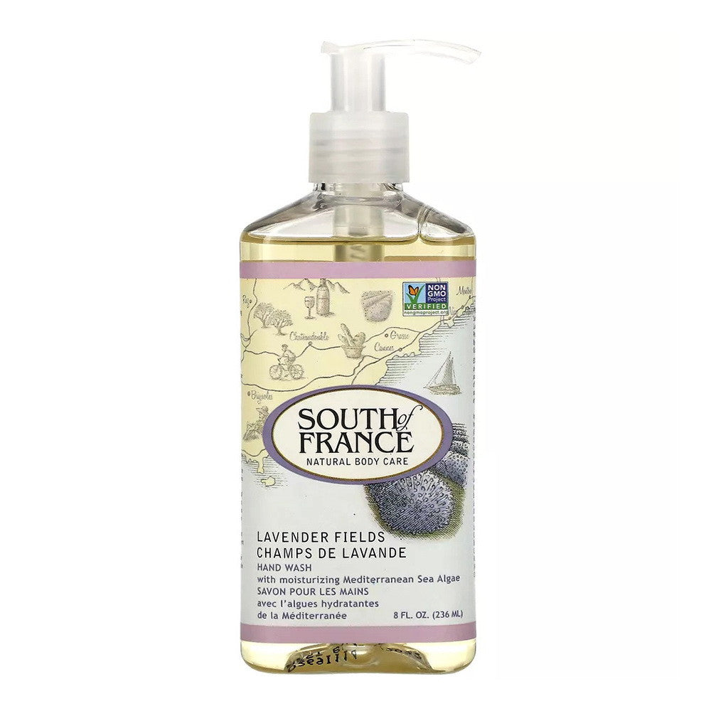 South of France Liquid Soap Hand Wash, Lavender Fields, 8 Oz